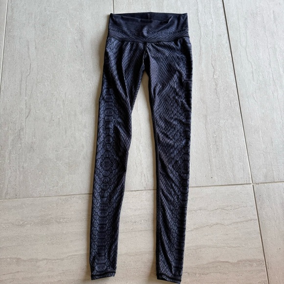 Niyama Sol Live Laugh Love Snake Skin Print Leggings Size M - Picture 3 of 11
